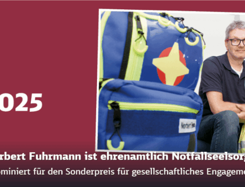 DB Award 2025 – Nominierung von Norbert Fuhrmann, Notfallseelsorger bei SiN Wiesbadenin der Kategorie „Sonderpreis für gesellschaftliches Engagement“